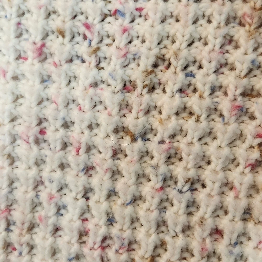 OshKosh B'gosh White Speckled Crew Neck Sweater